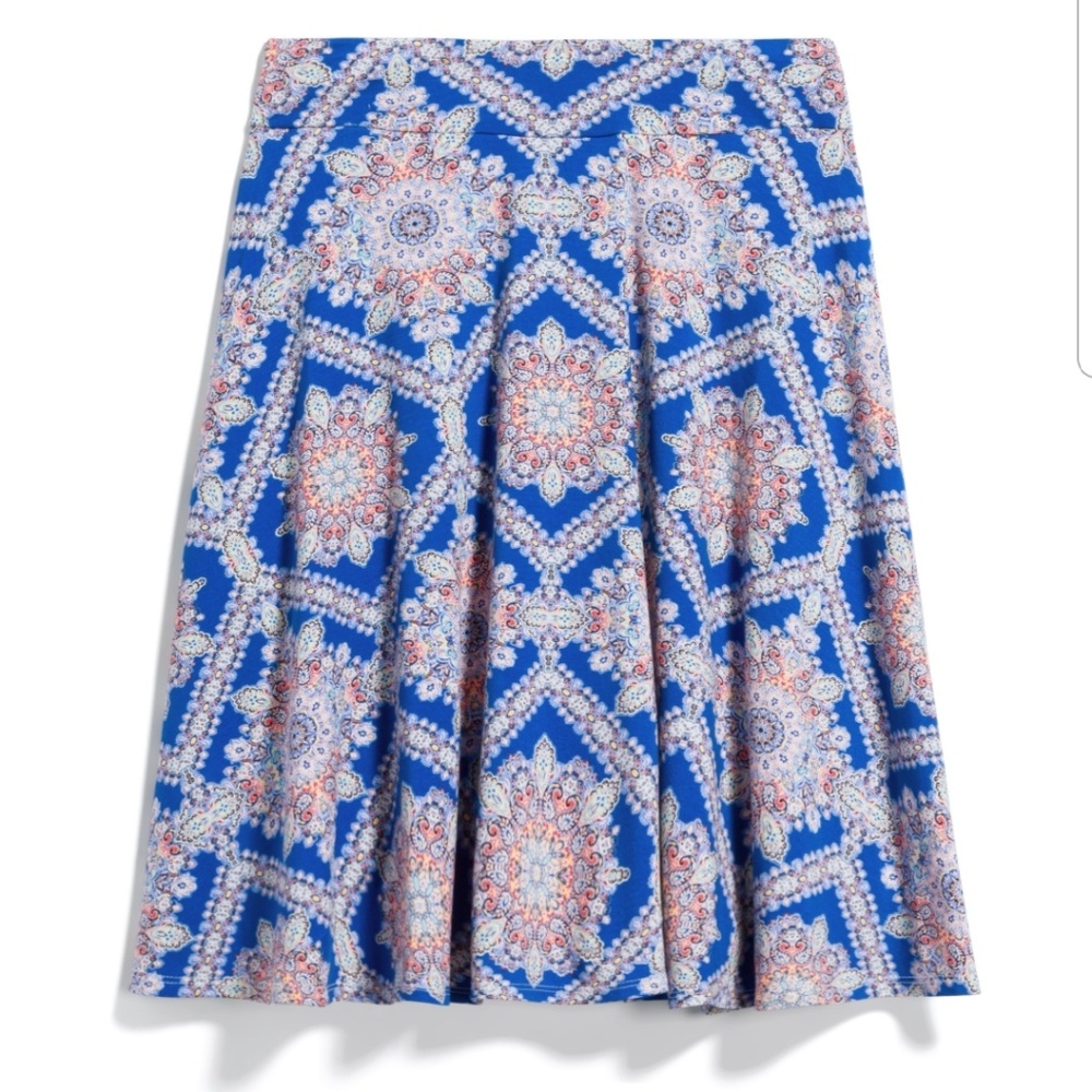 Renee C Jessica printed swing skirt, XL